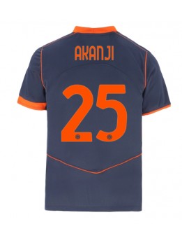 Billige Inter Milan Manuel Akanji #25 Tredjedrakt 2025-26 Kortermet